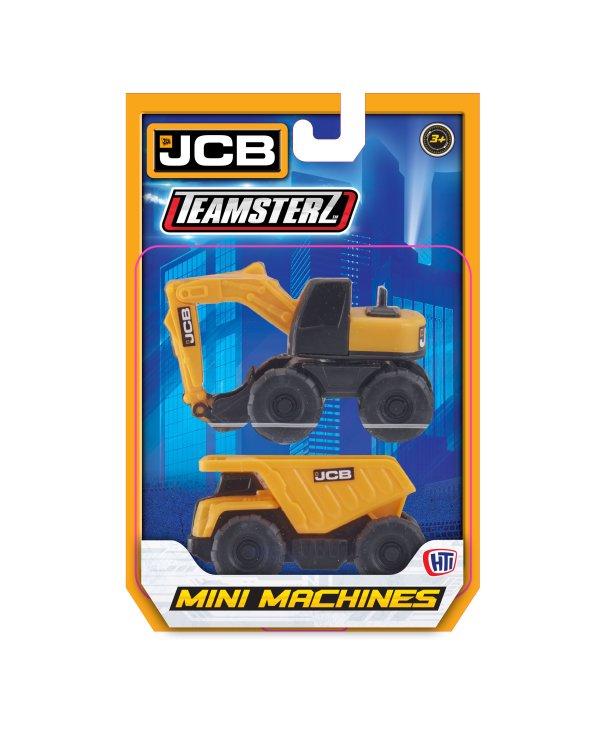 JCB MINI MACHINES Набор из 2-х машинок стройтехники