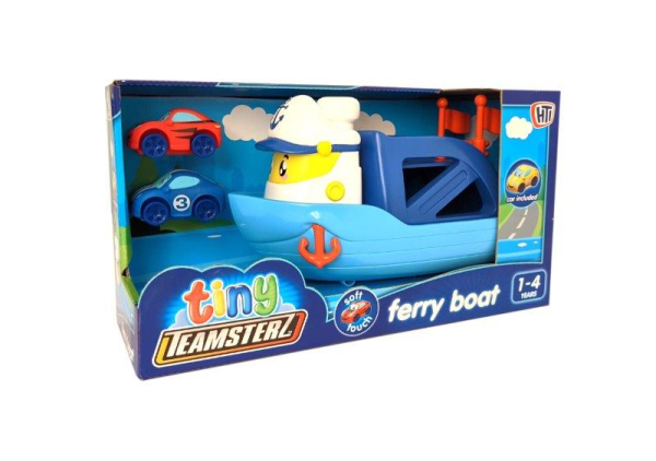 Обложка книги «TEAMSTERZ TINY игровой набор playset Паром с машинкой»