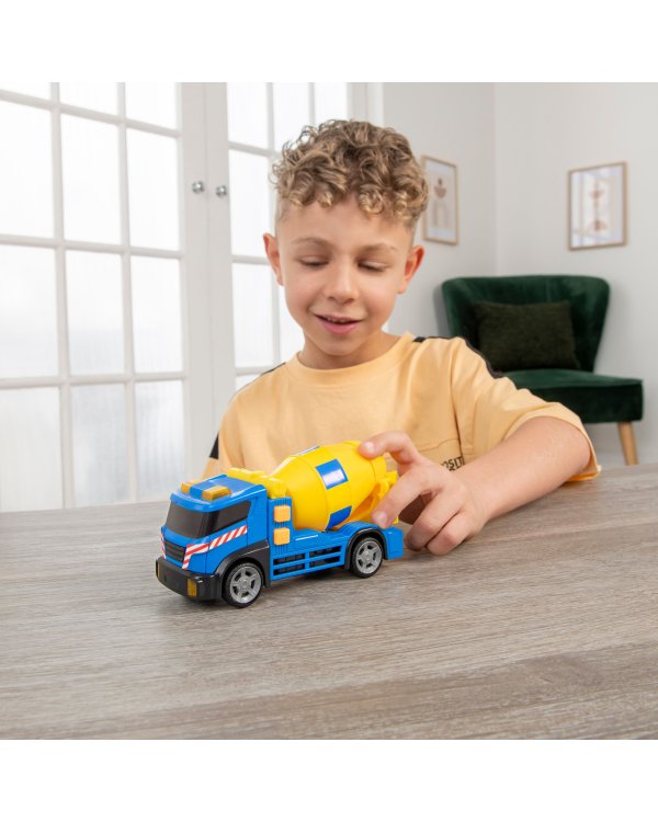 TEAMSTERZ Mighty Machines бетономешалка со светом и звуком, 12,5 см