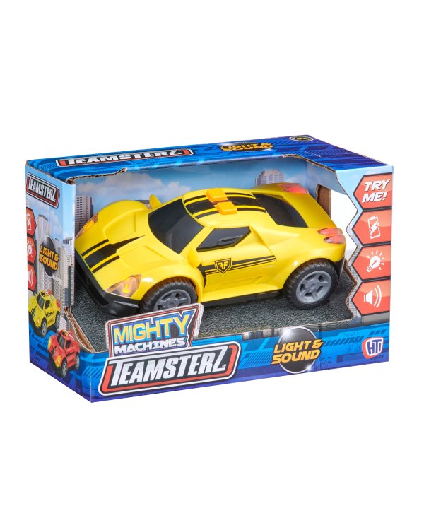 TEAMSTERZ Mighty Machines суперкар со светом и звуком, 12,5 см