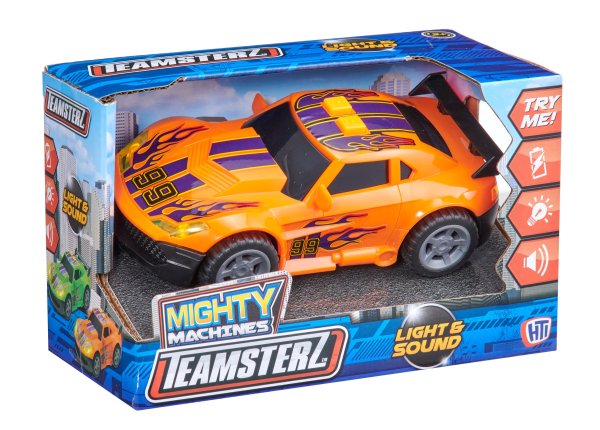 TEAMSTERZ Mighty Machines уличный автомобиль со светом и звуком, 12,5 см