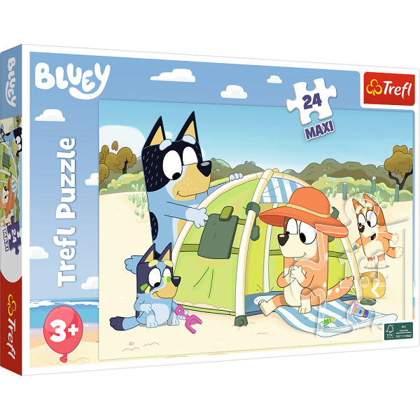 Обложка книги «TREFL BLUEY Maxi Пазл Блуи, 24 шт.»