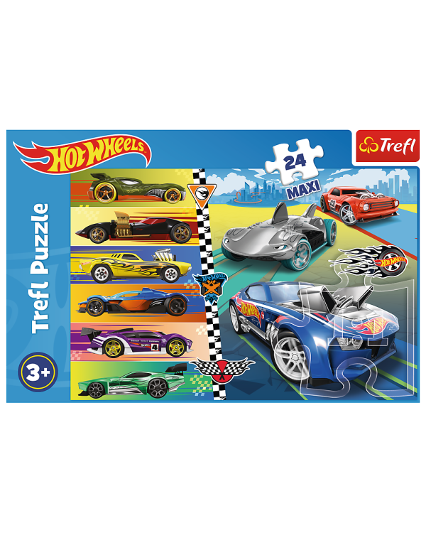 TREFL HOT WHEELS MAXI Пазл, 24 шт.