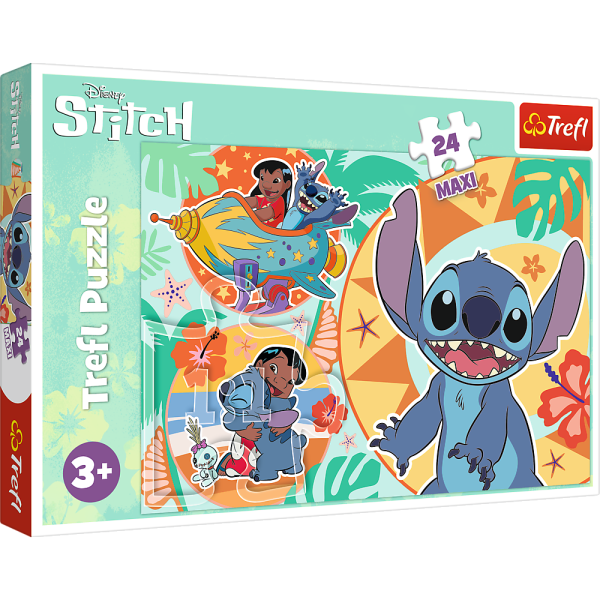 TREFL DISNEY STITCH Макси-пазл, 24 шт.
