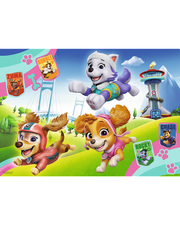 TREFL PAW PATROL Пазл с блестками Paw Patrol, 100 шт.
