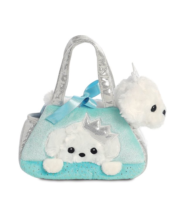AURORA Fancy Pals Плюш - Пудель в голубой сумке, 20 см