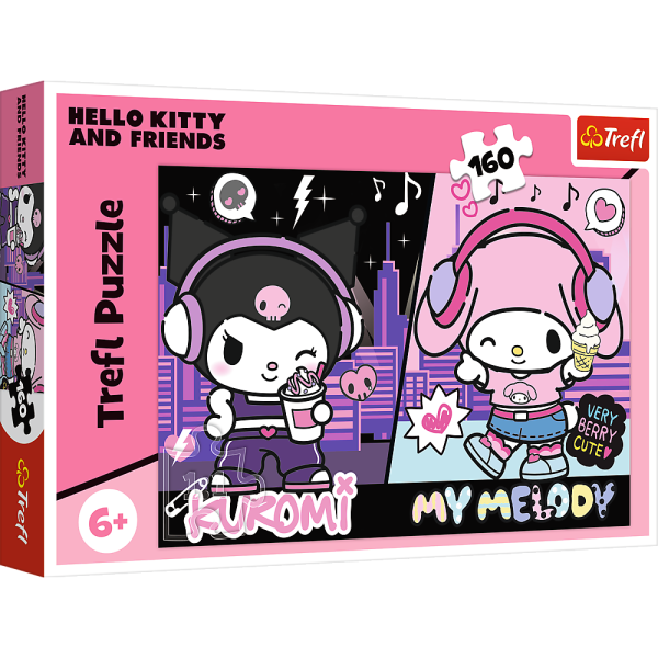 Обложка книги «TREFL HELLO KITTY Пазл Kuromi, 160 шт.»
