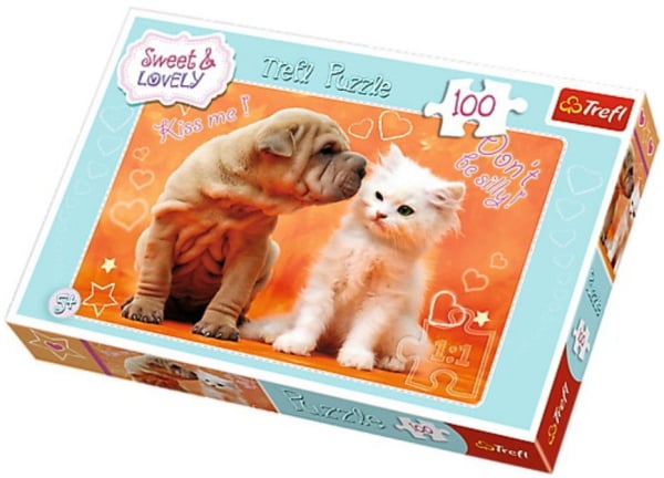 TREFL Пазл 100 Щенок и котенок TREFL Пазл 100 Щенок и котенок