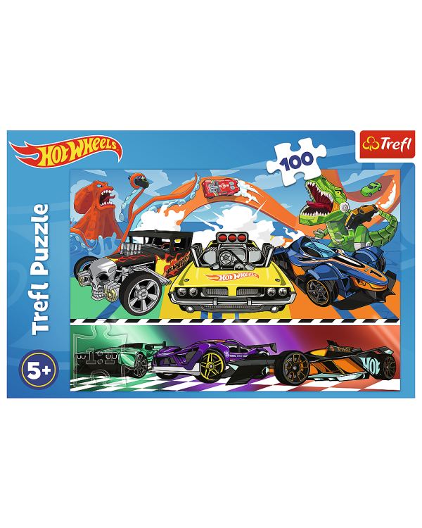 TREFL HOT WHEELS Пазл, 100 шт.