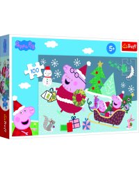 TREFL PEPPA Пазл Рождество, 100 шт.