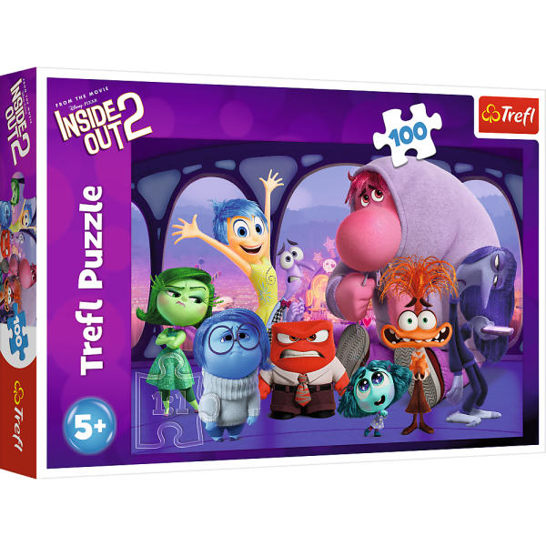 TREFL DISNEY Inside Out 2 Пазл, 100 шт. TREFL DISNEY Inside Out 2 Пазл, 100 шт.