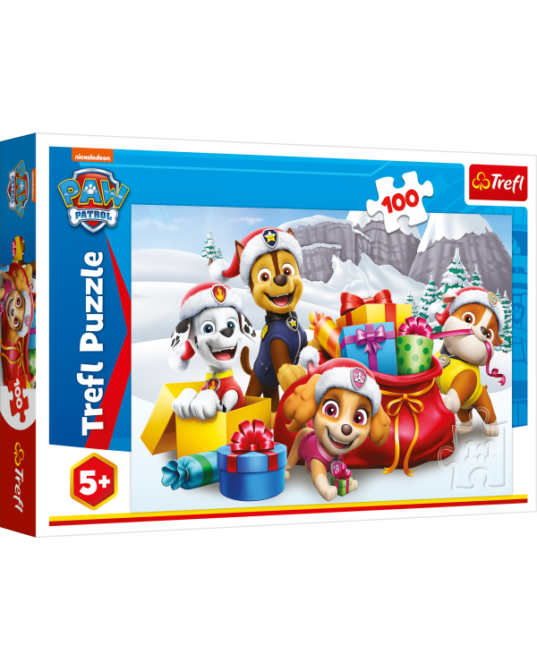Дополнительное изображение книги «TREFL PAW PATROL Пазл Рождество - Щенячий патруль, 100 шт.»