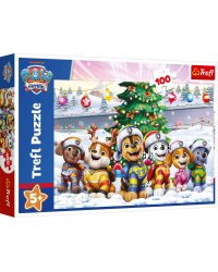 TREFL PAW PATROL Пазл Рождество Щенячьего патруля, 100 шт.