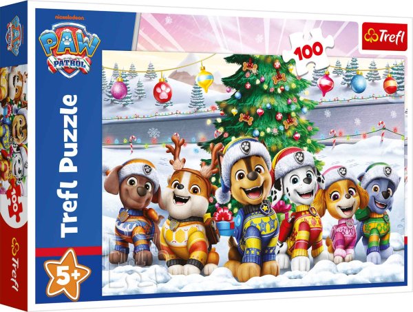 Обложка книги «TREFL PAW PATROL Пазл Рождество Щенячьего патруля, 100 шт.»