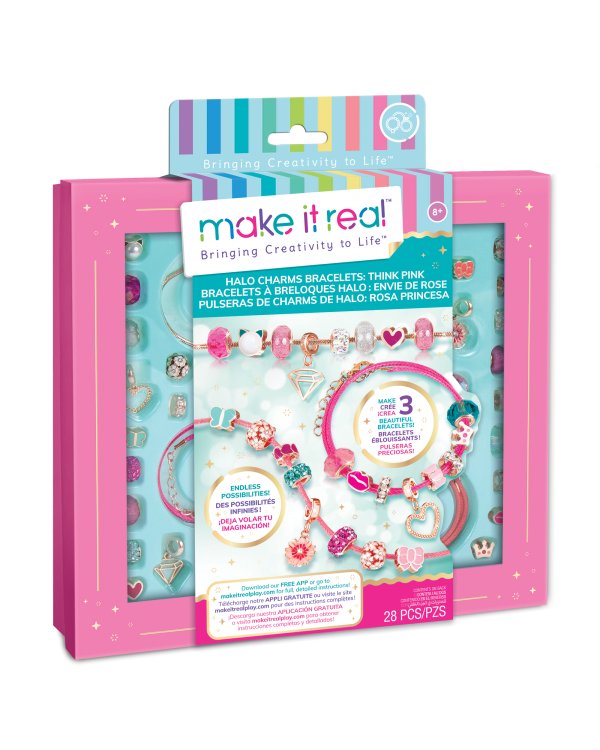 MAKE IT REAL Браслеты розовые
