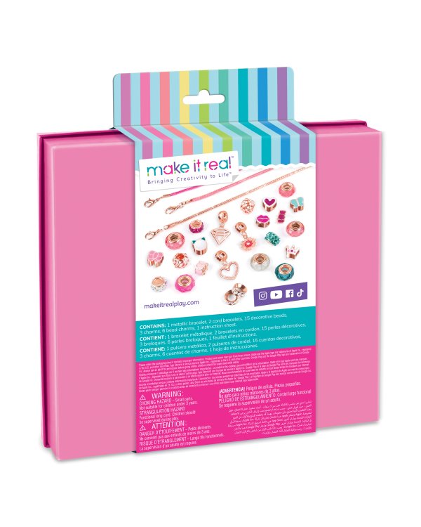 MAKE IT REAL Браслеты розовые