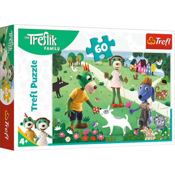 TREFL Пазл Семья Трефликов, 60 шт.