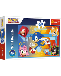 TREFL SONIC Пазл Соник, 60 шт.