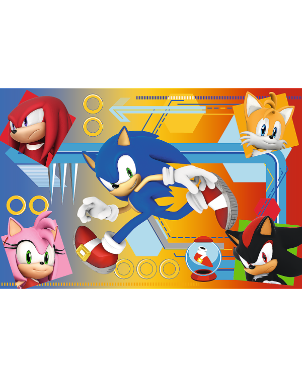 TREFL SONIC Пазл Соник, 60 шт.
