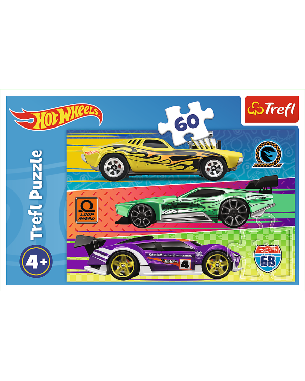 TREFL HOT WHEELS Пазл, 60 шт.