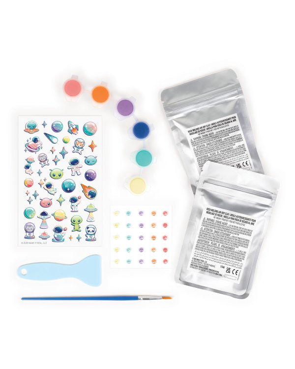 Дополнительное изображение книги «MAKE IT REAL Rock Dough набор для лепки «Cosmic Clay»»