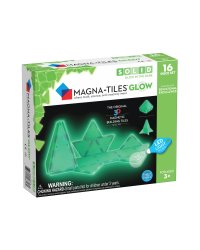 MAGNA-TILES Магнитный конструктор Magna Qubix светящийся в темноте, 16 деталей
