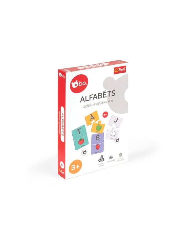 bo. Развивающая настольная игра "Алфавит" (на латышском языке)