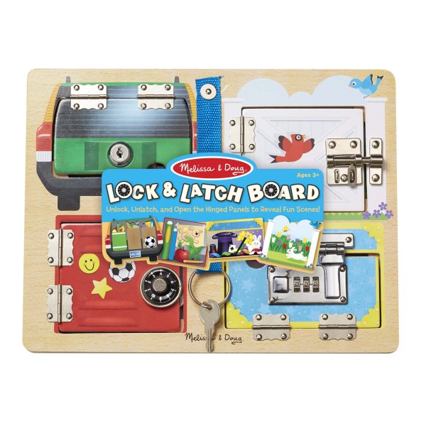 Обложка книги «MELISSA & DOUG Доска с замочками»