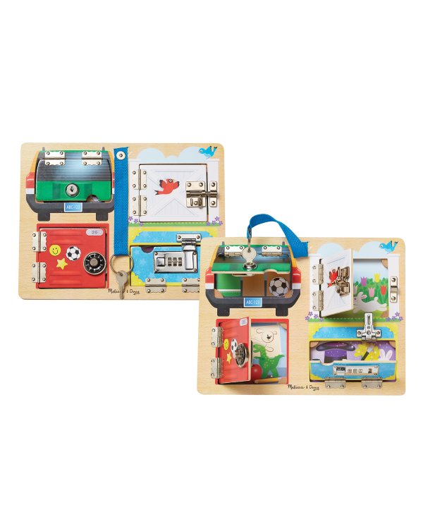 Дополнительное изображение книги «MELISSA & DOUG Доска с замочками»