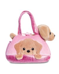 AURORA Fancy Pals мягкая игрушка лабрадор в сумке, 20 см