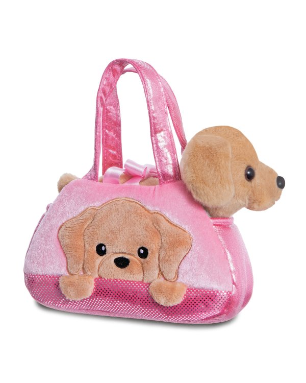 AURORA Fancy Pals мягкая игрушка лабрадор в сумке, 20 см