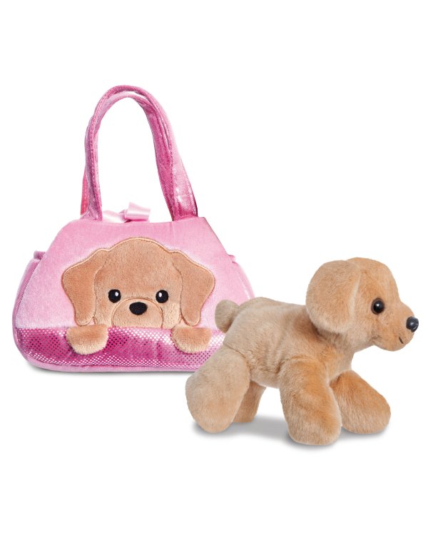 AURORA Fancy Pals мягкая игрушка лабрадор в сумке, 20 см