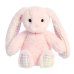 AURORA Rainbow Gingham Bunnies Плюшевый розовый заяц 18 см