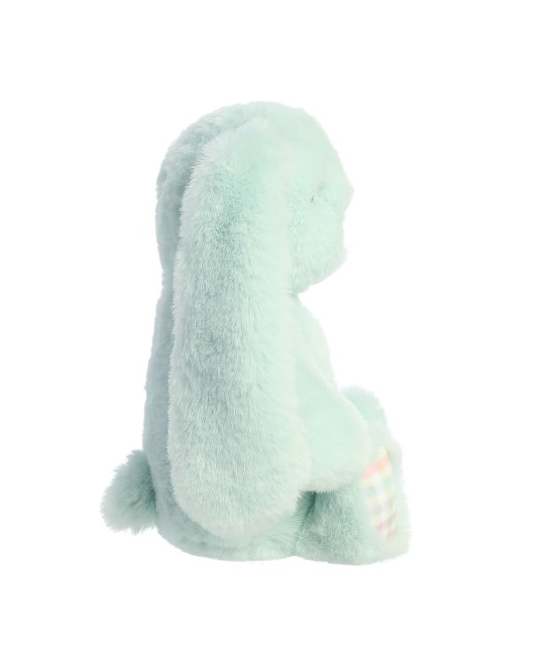 AURORA Rainbow Gingham Bunnies Плюшевый голубой заяц 18 см