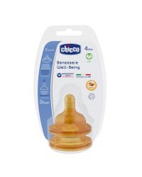 CHICCO Well-Being Соска, сменный поток, 4m+
