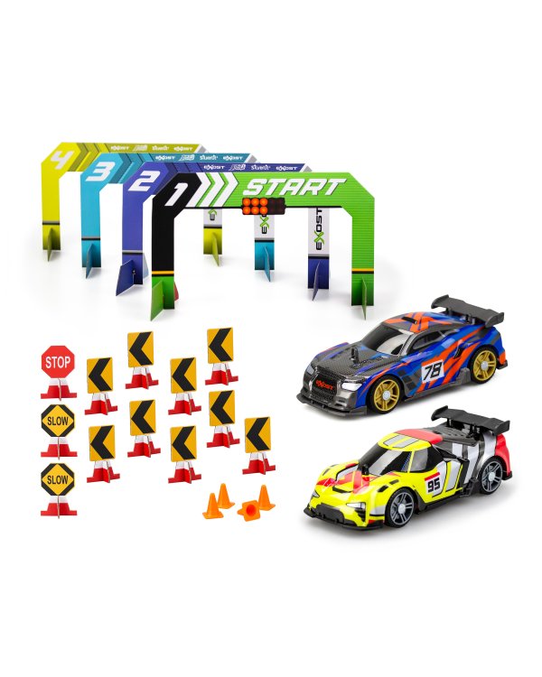 EXOST комплект машинок на радиоуправлении Build 2 Drive, 2 шт