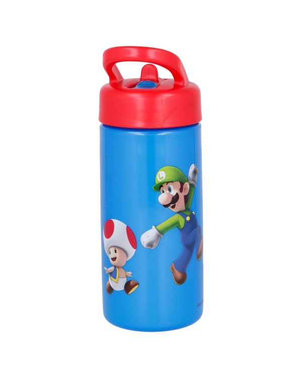 Дополнительное изображение книги «SUPER MARIO Пластиковая бутылка для питья с трубочкой, 410 мл»