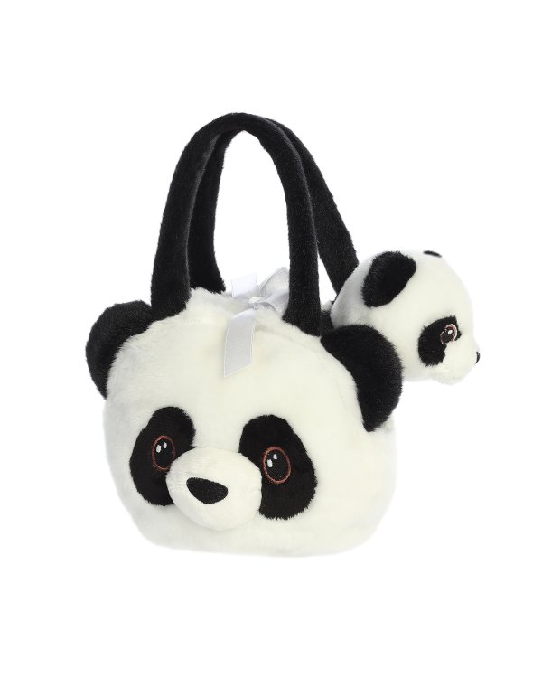 AURORA Fancy Pals мягкая игрушка панда в сумке, 20 см