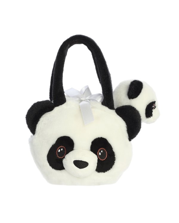 AURORA Fancy Pals мягкая игрушка панда в сумке, 20 см