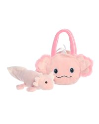 AURORA Fancy Pals мягкая игрушка аксолотль в сумке, 20 см