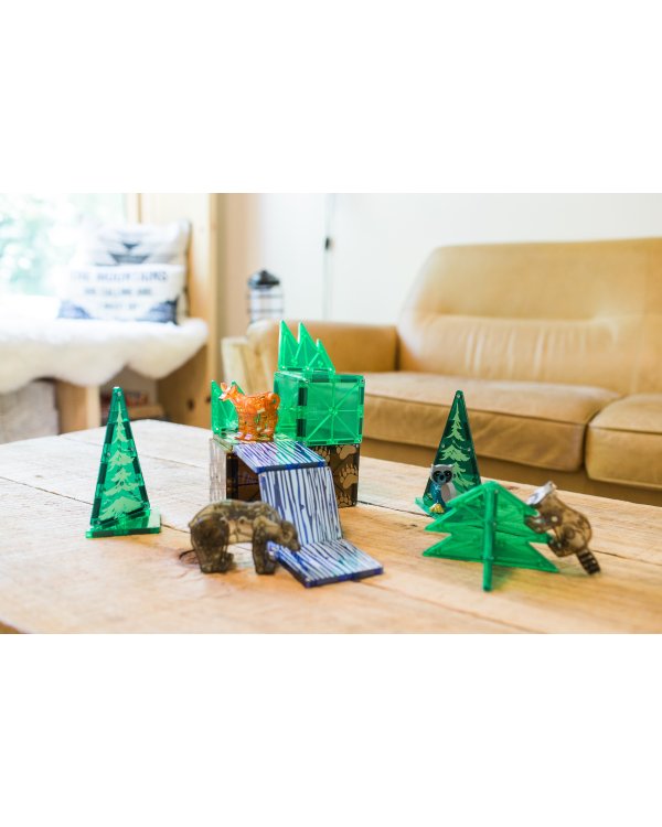 Дополнительное изображение книги «MAGNA-TILES Магнитный конструктор Лесные животные, 25 деталей»