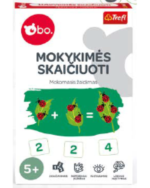 bo. Развивающая настольная игра "Учимся cчитать" (на литовском языке)
