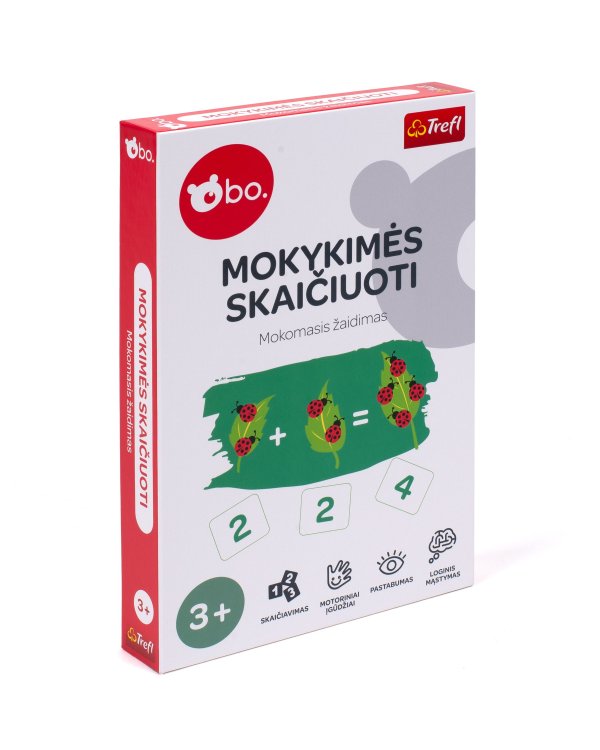 bo. Развивающая настольная игра "Учимся cчитать" (на литовском языке)