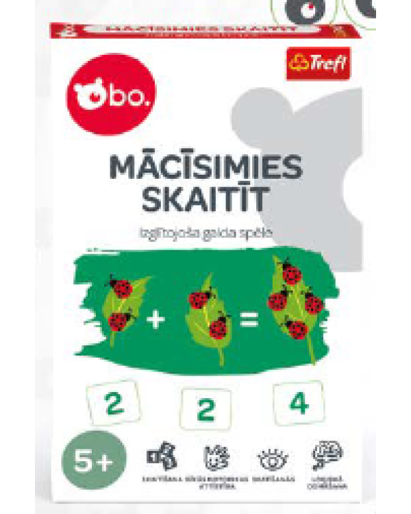 bo. Развивающая настольная игра "Учимся cчитать" (на латышском языке)