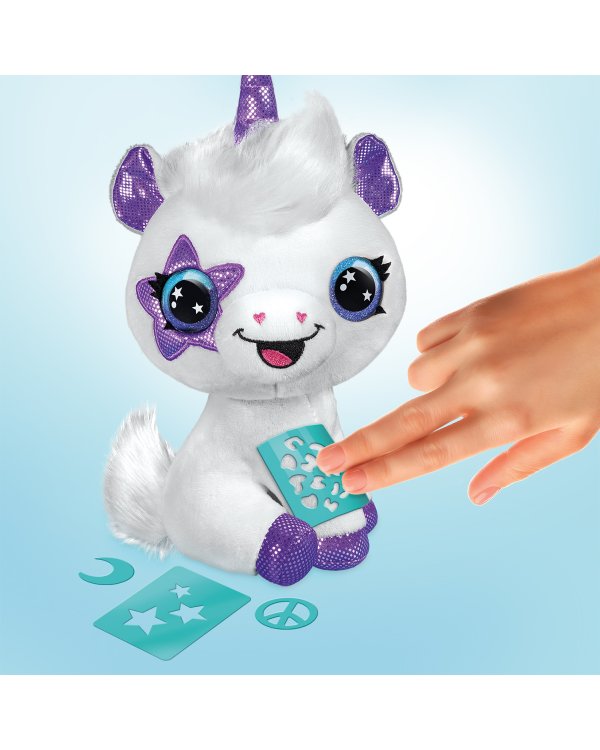 Дополнительное изображение книги «AIRBRUSH PLUSH игровой набор мягкая игрушка с аэрографом Единорог, 25 см»