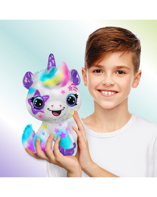 Дополнительное изображение книги «AIRBRUSH PLUSH игровой набор мягкая игрушка с аэрографом Единорог, 25 см»