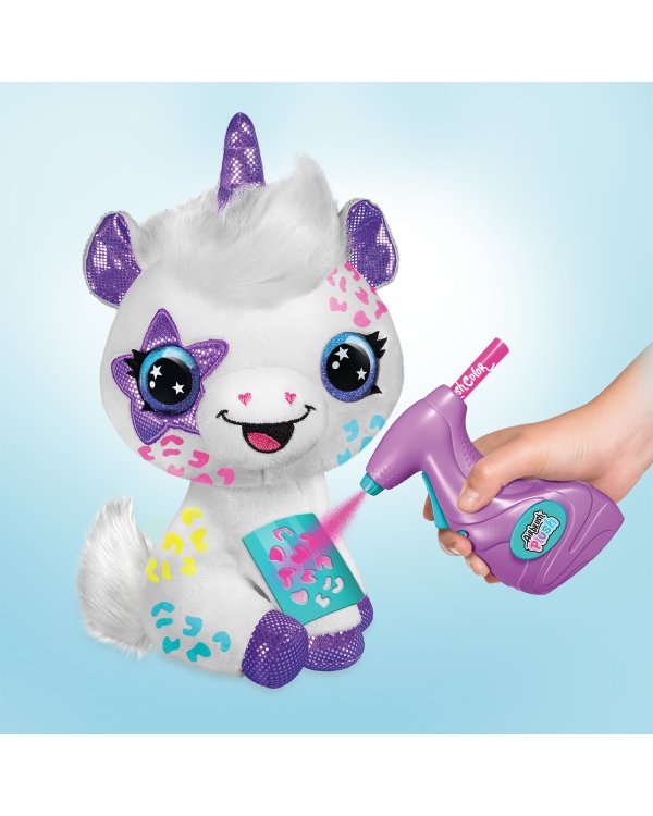 Дополнительное изображение книги «AIRBRUSH PLUSH игровой набор мягкая игрушка с аэрографом Единорог, 25 см»