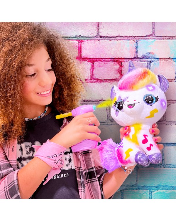 Дополнительное изображение книги «AIRBRUSH PLUSH игровой набор мягкая игрушка с аэрографом Единорог, 25 см»