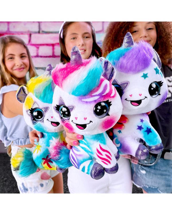 Дополнительное изображение книги «AIRBRUSH PLUSH игровой набор мягкая игрушка с аэрографом Единорог, 25 см»