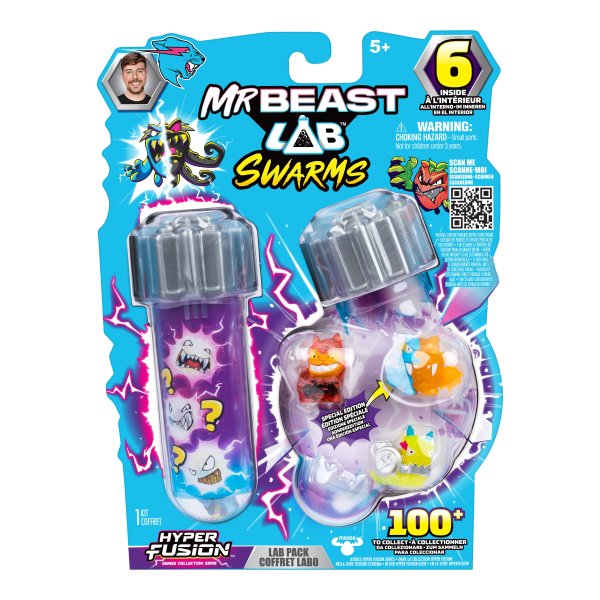 MRBEAST LAB фигурки Swarms, 6шт